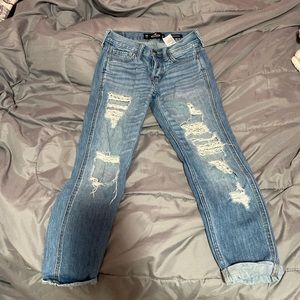 Low Rise Boyfriend Jeans